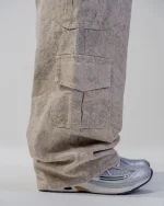 Revengex Baggy Cargo Pants [Beige] (1)