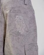 Revengex Baggy Cargo Pants [Beige] (2)