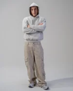 Revengex Baggy Cargo Pants [Beige] (4)