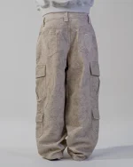 Revengex Baggy Cargo Pants [Beige] (5)