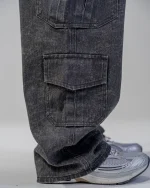Revengex Baggy Cargo Pants [Black] (1)