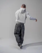 Revengex Baggy Cargo Pants [Black] (4)