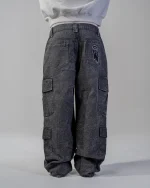 Revengex Baggy Cargo Pants [Black] (5)