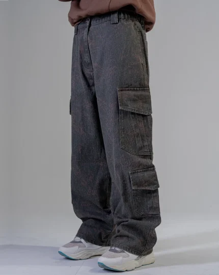 Revengex Baggy Cargo Pants [Khaki] (6)