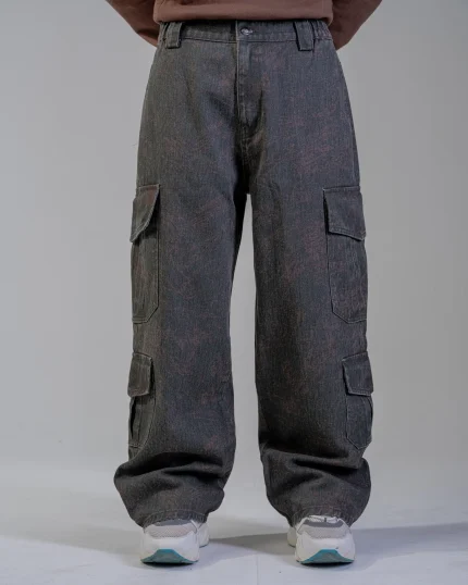 Revengex Baggy Cargo Pants [Khaki] (7)