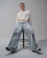 Revengex Baggy Fit Jeans [Blue] (3)