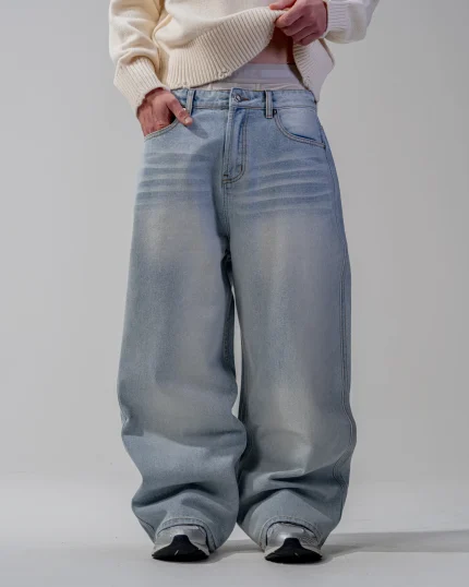 Revengex Baggy Fit Jeans [Blue] (7)