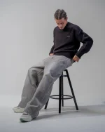 Revengex Baggy Fit Jeans [Grey] (4)