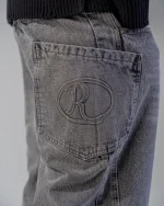 Revengex Baggy Flare Jeans [Grey] (3)
