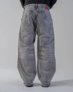 Revengex Baggy Flare Jeans [Grey] (6)