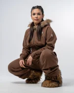 Revengex Crop Fur Jacket [Mocha] (3)