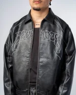 Revengex Faux Leather Jacket [Reflective] (4)
