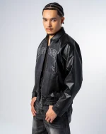 Revengex Faux Leather Jacket [Reflective] (6)