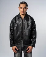 Revengex Faux Leather Jacket [Reflective] (7)
