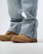 Revengex Flare Fit Zipped Jean [Blue] (4)