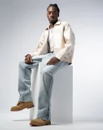 Revengex Flare Fit Zipped Jean [Blue] (5)