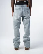 Revengex Flare Fit Zipped Jean [Blue] (6)
