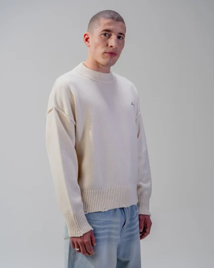 Revengex Knit Sweater [Beige] (5)