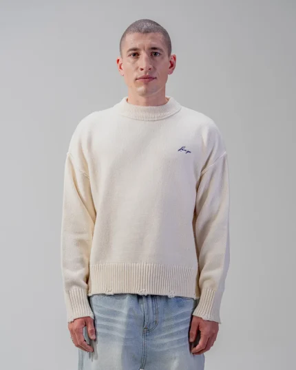 Revengex Knit Sweater [Beige] (6)