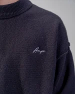 Revengex Knit Sweater [Black] (2)