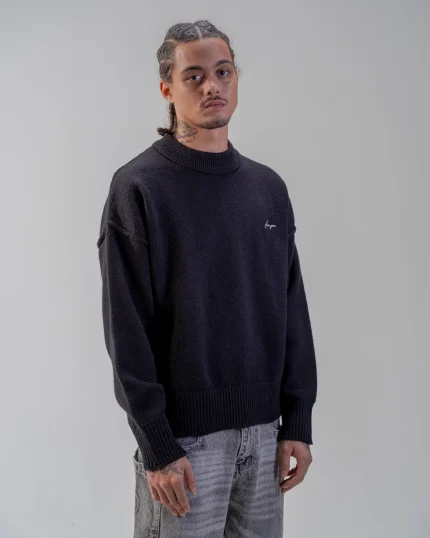 Revengex Knit Sweater [Black] (7)
