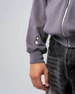 Revengex Zip Up Hoodie [Grey] (1)