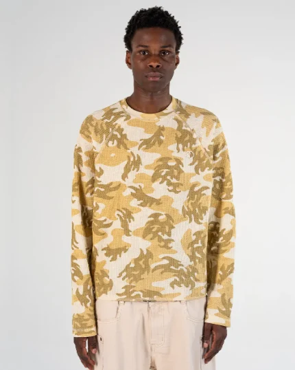 Revengex Longsleeve Waffle Camo [Orange] (1)