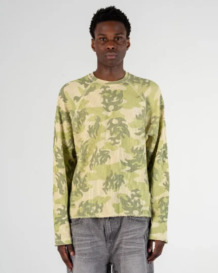 Revengex Longsleeve Waffle Camo [Vert] (1)