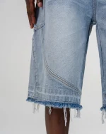 Revengex Ripped Baggy Jorts [Blue] (2)