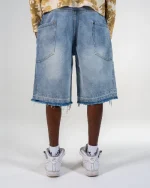 Revengex Ripped Baggy Jorts [Blue] (4)
