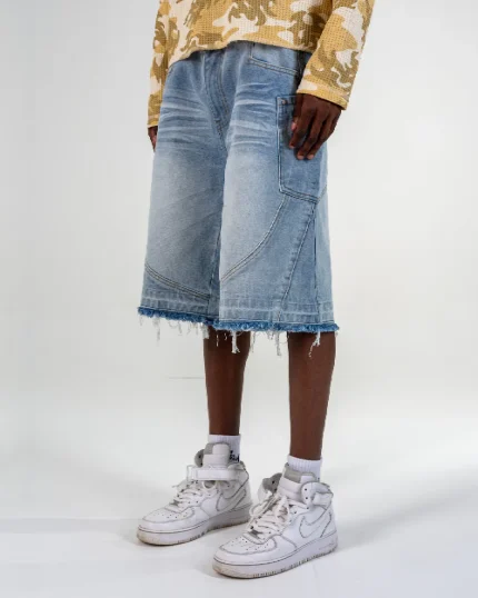 Revengex Ripped Baggy Jorts [Blue] (5)