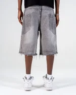 Revengex Ripped Baggy Jorts [Grey] (4)