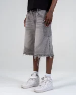Revengex Ripped Baggy Jorts [Grey] (5)