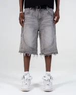 Revengex Ripped Baggy Jorts [Grey] (6)
