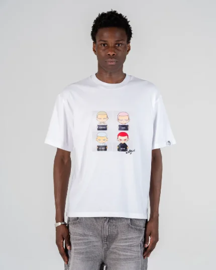 Revengex T Shirt Mugshot [Blanc] (1)